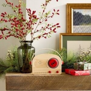 Hearth & Hand Red and Cream Holiday Decor Berry Branches
